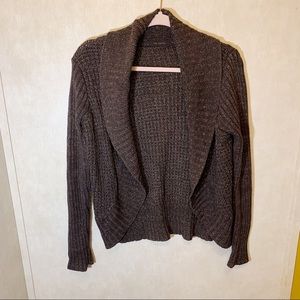 The Limited brown and gold cardigan. Size M